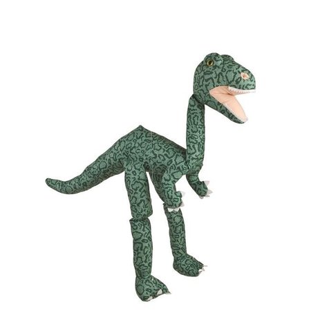 SUNNY TOYS Sunny Toys WB967F Marionette Puppet - 38 in. - Large Dinosaur - Green Tie - Die WB967F